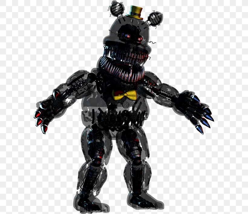 Five Nights At Freddy's 4 Five Nights At Freddy's 2 Five Nights At Freddy's 3 Five Nights At Freddy's: Sister Location, PNG, 598x707px, Nightmare, Action Figure, Animatronics, Fear, Figurine Download Free