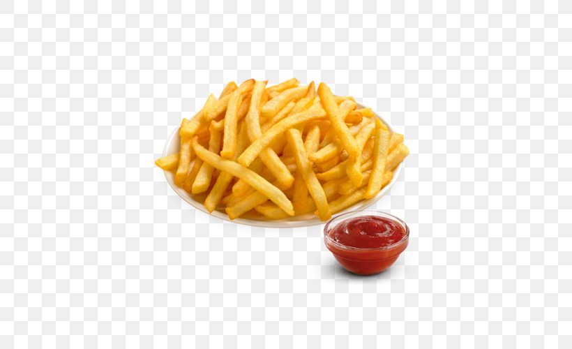 French Fries Fizzy Drinks Buffalo Wing Hamburger Fast Food, PNG, 500x500px, French Fries, American Food, Buffalo Wing, Cuisine, Deep Frying Download Free
