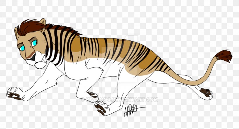 Tiger Lion Cat Sarabi Simba, PNG, 1024x554px, Tiger, Animal, Animal Figure, Art, Artwork Download Free