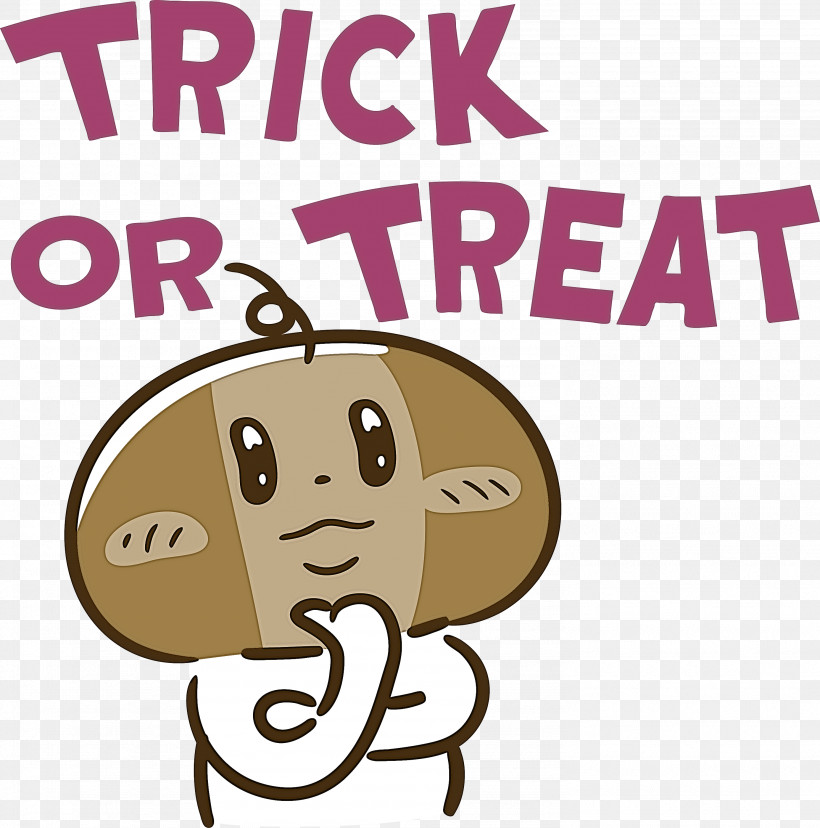 TRICK OR TREAT Halloween, PNG, 2969x3000px, Trick Or Treat, Cartoon, Halloween, Happiness, Joint Download Free
