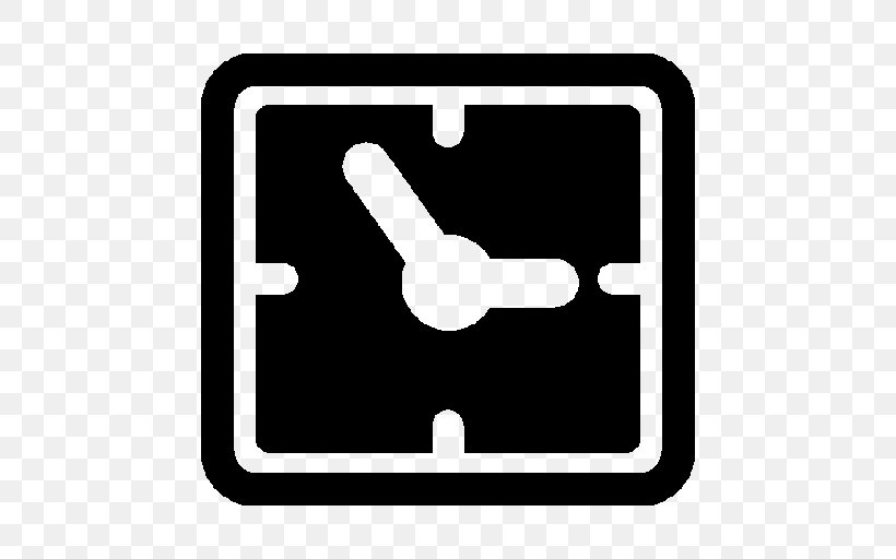Alarm Clocks Time & Attendance Clocks, PNG, 512x512px, Clock, Alarm Clocks, Area, Black And White, Clock Network Download Free