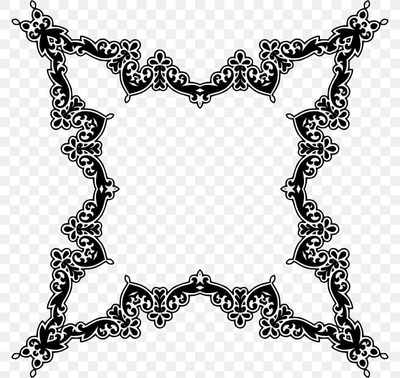 Black And White Art Clip Art, PNG, 774x774px, Black And White, Art, Art Deco, Body Jewelry, Chain Download Free
