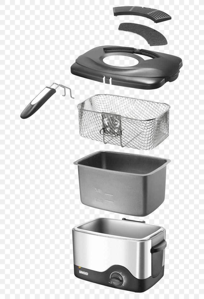 Deep Fryers Unold 58615 Compact Stainless Steel Kitchen Frytownica MOULINEX AF2301 / 1,2 L / 1000 W / Można Myć W Zmywarce, PNG, 710x1200px, Deep Fryers, Cookware, Cookware And Bakeware, Deep Frying, Edelstaal Download Free