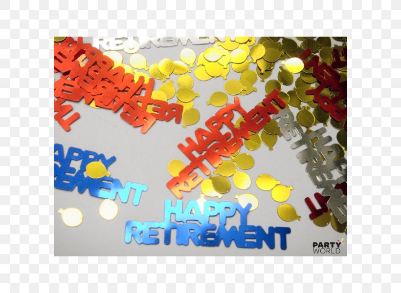 Happy Retirement Confetti Party Wedding, PNG, 600x600px, Retirement, Bag, Balloon, Birthday, Confetti Download Free