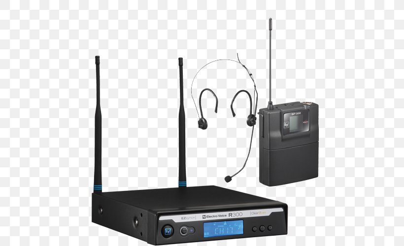 Wireless Router Wireless Microphone Electro Voice R300-HD, PNG, 500x500px, Wireless Router, Audio Signal, Electro Voice R300hd, Electronics, Electronics Accessory Download Free