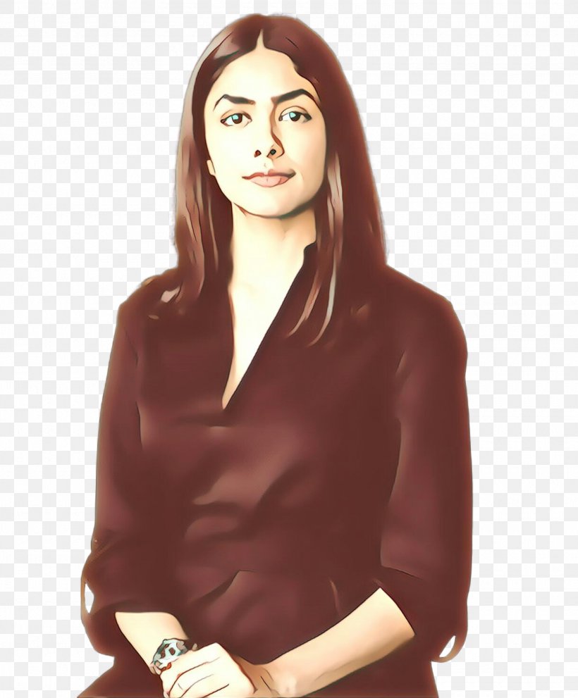 Brown Neck Portrait Long Hair Sleeve, PNG, 1820x2200px, Cartoon, Black Hair, Brown, Brown Hair, Gesture Download Free