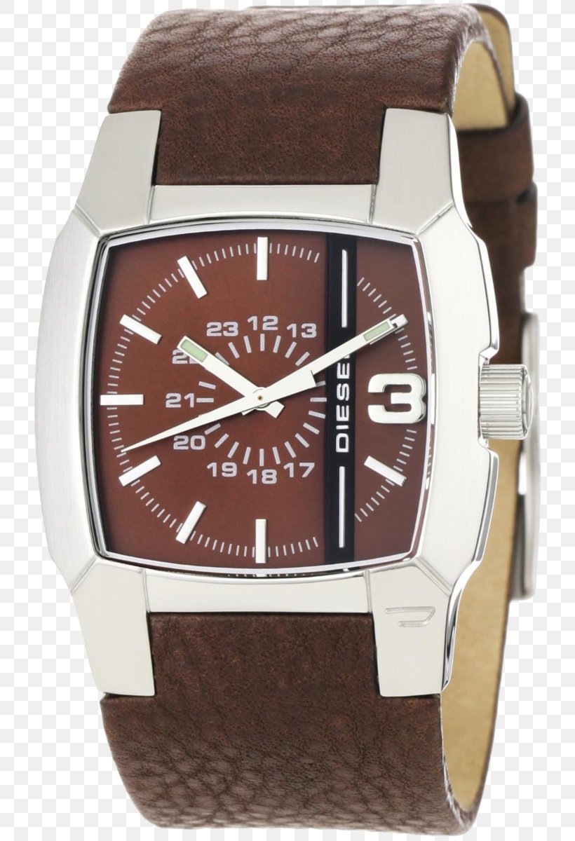 Diesel Watch Strap Leather Clock, PNG, 750x1200px, Diesel, Amazoncom, Belt, Bracelet, Brand Download Free