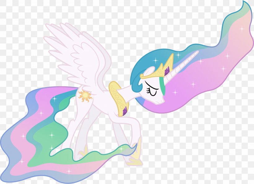 Princess Celestia YouTube, PNG, 5910x4280px, Princess Celestia, Art, Bird, Cartoon, Crystal Empire Download Free