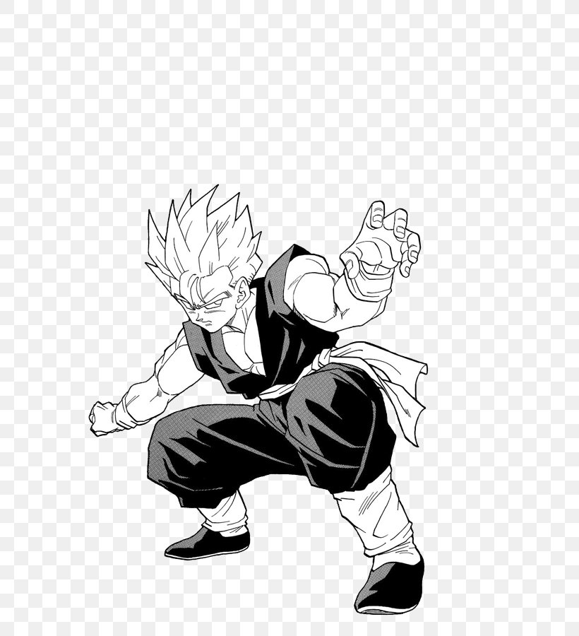 Goku Gohan Majin Buu Dragon Ball Drawing, PNG, 600x900px, Watercolor, Cartoon, Flower, Frame, Heart Download Free
