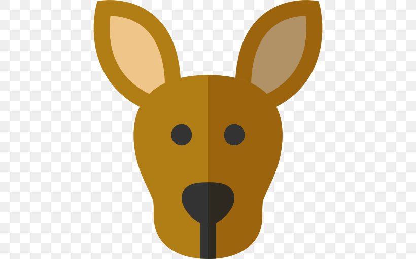 Kangaroo Deer Clip Art, PNG, 512x512px, Kangaroo, Animal, Deer, Dog Like Mammal, Head Download Free