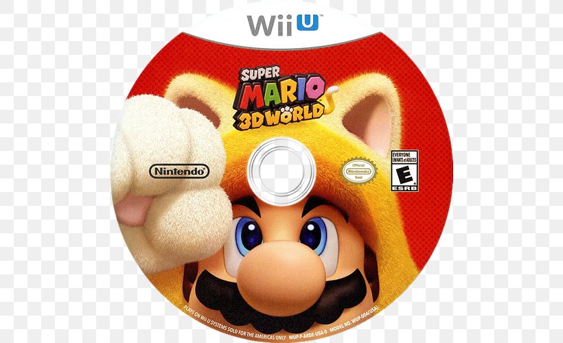 Wii U Super Mario 3D World New Super Mario Bros. Wii Super Mario 3D Land, PNG, 500x500px, Wii U, Game, Mario Bros, Mario Series, Material Download Free
