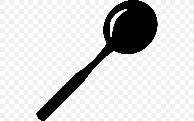 Ice Cream Spoon Cooking Eating, PNG, 512x512px, Ice Cream, Black And White, Cooking, Eating, Food Download Free