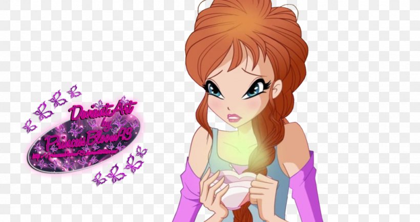 Bloom Tecna Musa Winx Club, PNG, 1024x544px, Watercolor, Cartoon, Flower, Frame, Heart Download Free