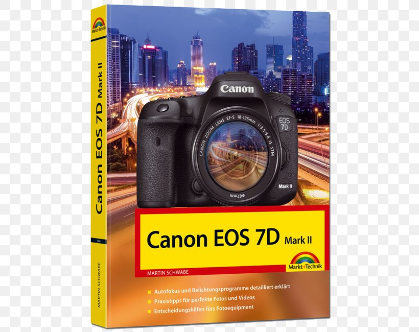 Canon EOS 7D Mark II For Dummies Camera Lens Photography, PNG, 650x650px, Canon Eos 7d Mark Ii, Advertising, Book, Brand, Camera Download Free