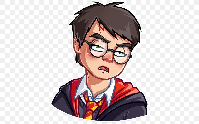 Glasses Harry Potter Human Eye Clip Art, PNG, 512x512px, Glasses, Animation, Art, Black Hair, Brown Hair Download Free