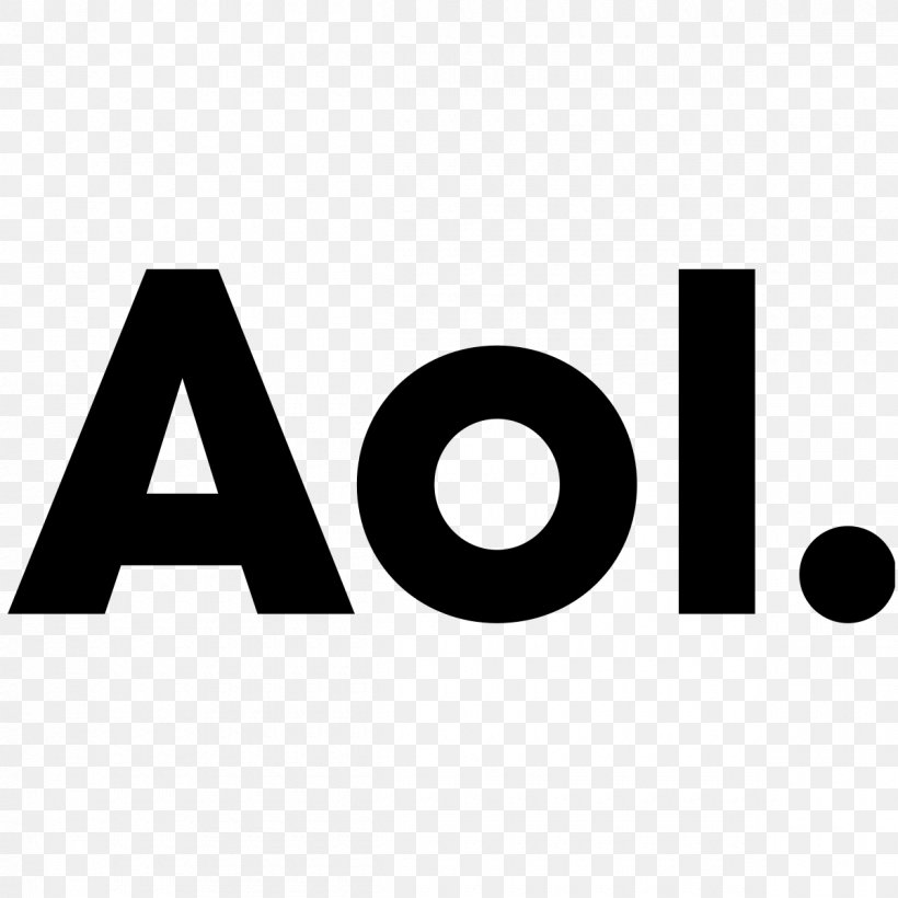 Logo AOL Mail Brand, PNG, 1200x1200px, Logo, Aol, Aol Mail, Area, Black And White Download Free