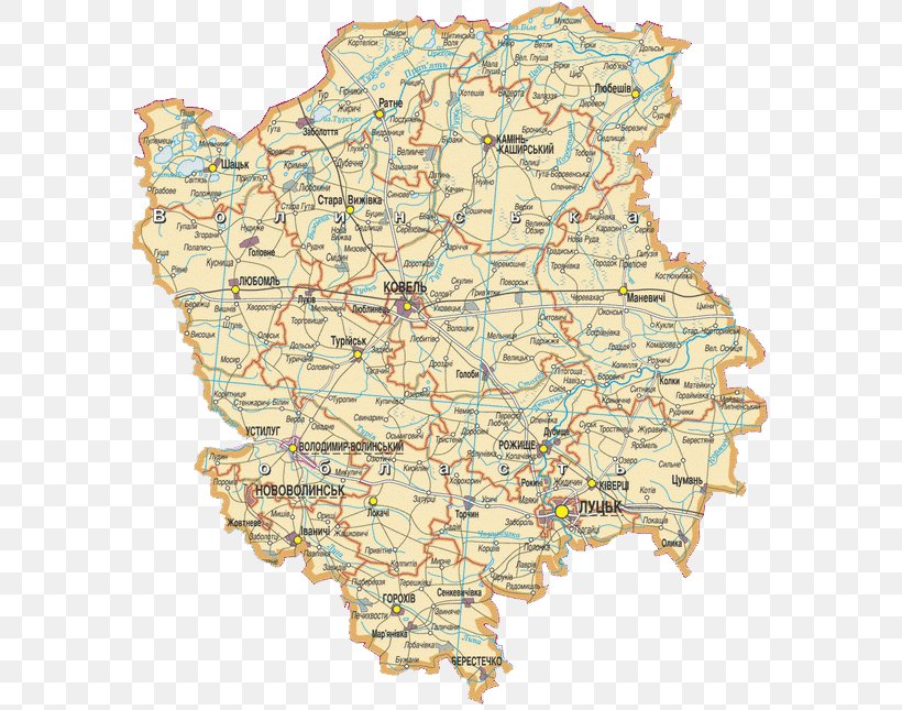 Lutsk Shatsk Western Ukraine Map Finance And Development March 2001 French, PNG, 600x645px, Lutsk, Border, City, Map, Oblast Download Free