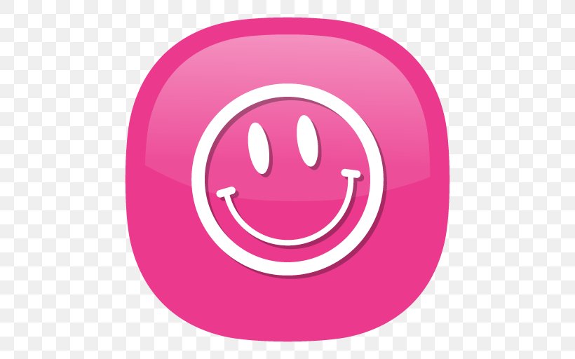 Smiley Pink M RTV Pink Text Messaging, PNG, 512x512px, Smiley, Emoticon, Facial Expression, Happiness, Magenta Download Free