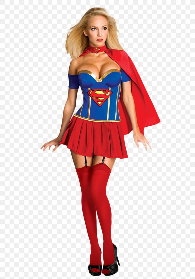 Supergirl Halloween Costume Woman Corset, PNG, 650x1170px, Supergirl, Bodysuit, Bra, Clothing, Corset Download Free