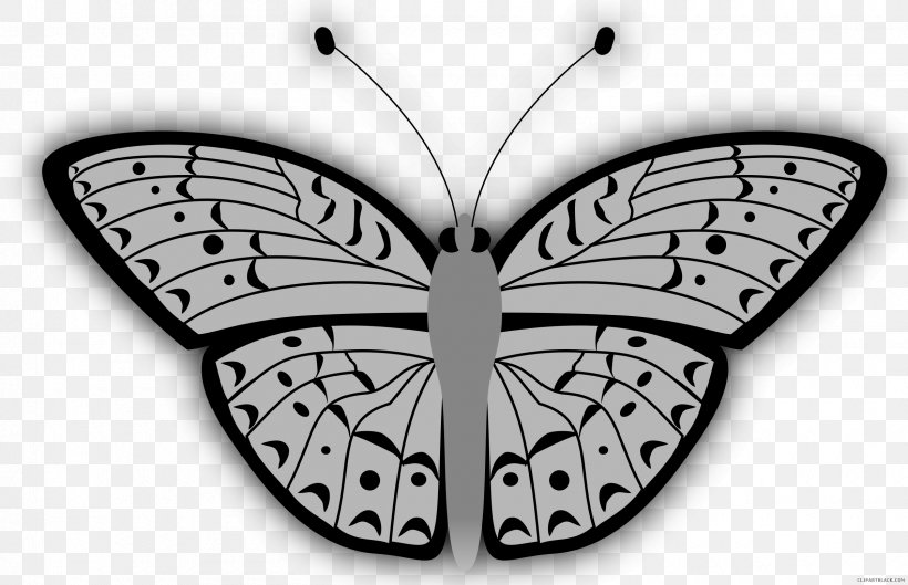 Butterfly Insect Vector Graphics Clip Art Brush-footed Butterflies, PNG, 2400x1550px, Butterfly, Arthropod, Black And White, Brush Footed Butterfly, Brushfooted Butterflies Download Free