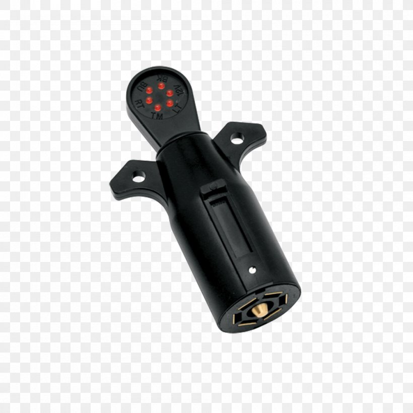 Car Trailer Connector Towing Vehicle, PNG, 1000x1000px, Car, Ac Power Plugs And Sockets, Adapter, Continuity Tester, Electrical Connector Download Free