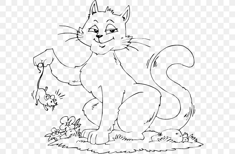 cat and mouse coloring pages