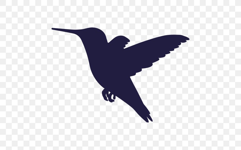 Hummingbird Silhouette Drawing, PNG, 512x512px, Hummingbird, Art, Beak, Bird, Drawing Download Free