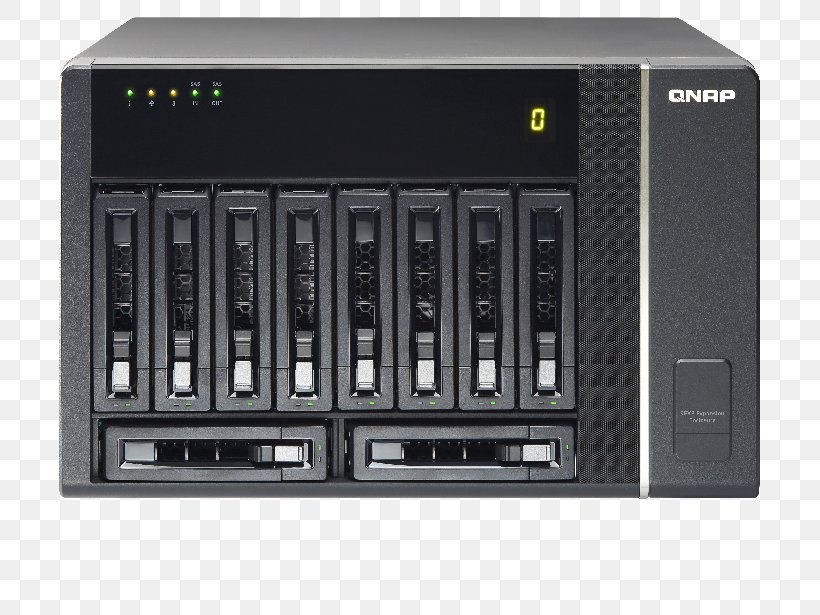 QNAP Systems, Inc. Network Storage Systems Serial Attached SCSI Hard Drives RAID, PNG, 760x615px, Qnap Systems Inc, Audio Receiver, Controller, Data Storage, Data Storage Device Download Free