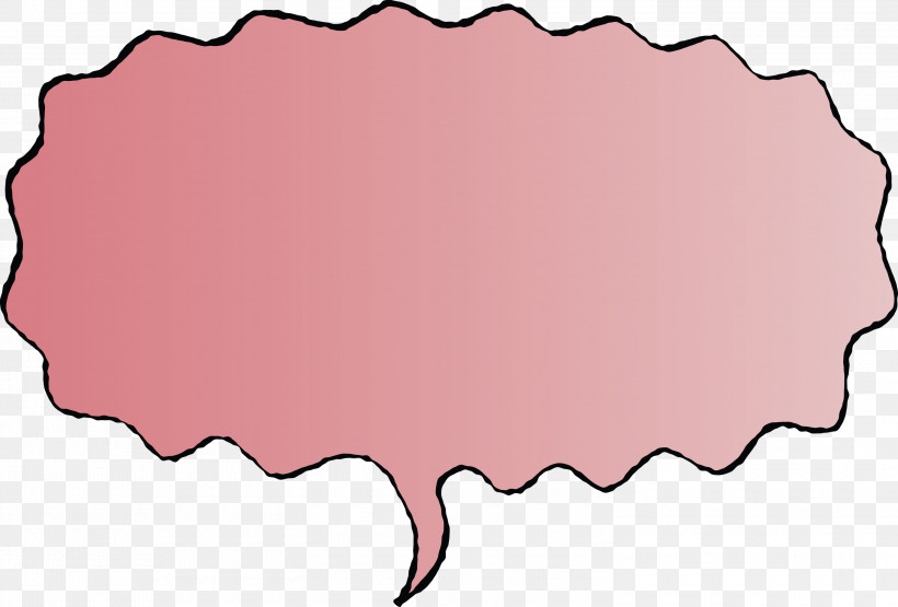 Thought Bubble Speech Balloon, PNG, 3000x2033px, Thought Bubble, Pink, Speech Balloon Download Free