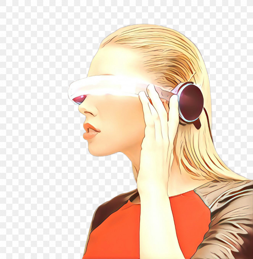 Hair Eyewear Audio Equipment Headphones Hairstyle, PNG, 1976x2024px, Hair, Audio Equipment, Blond, Chin, Ear Download Free