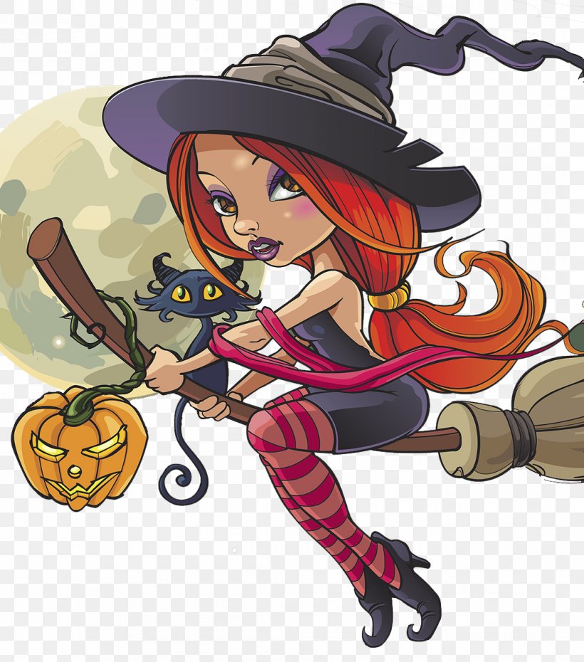 Halloween Witch Illustration, PNG, 1057x1200px, Watercolor, Cartoon, Flower, Frame, Heart Download Free