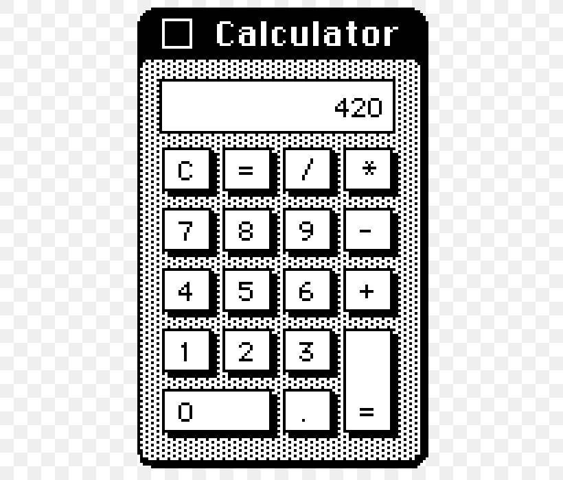 Macintosh Apple Skeuomorph User Interface MacOS, PNG, 500x700px, Apple, Area, Black And White, Calculator, Computer Software Download Free