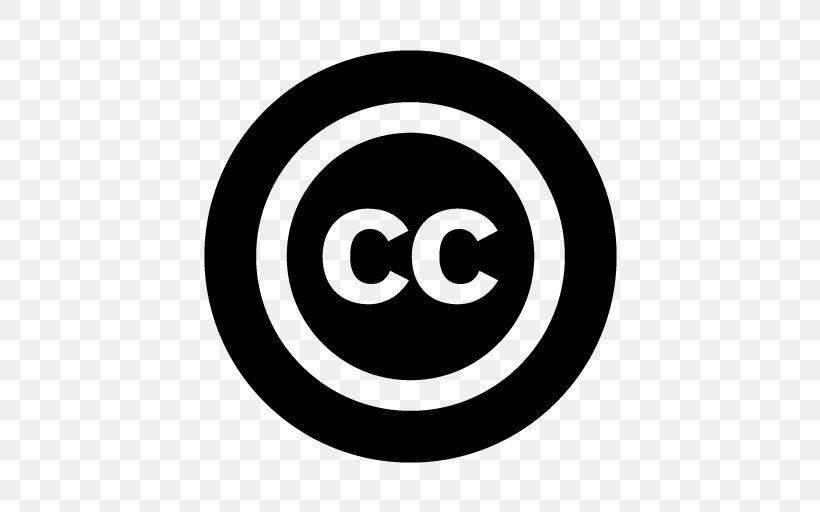 Creative Commons License, PNG, 512x512px, Creative Commons License, Black And White, Brand, Commons, Copyright Download Free