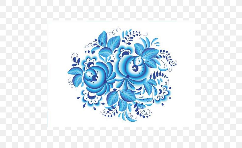 Gzhel Russia Ornament Blue And White Pottery Pattern, PNG, 500x500px, Gzhel, Art, Blue, Blue And White Pottery, Craft Download Free