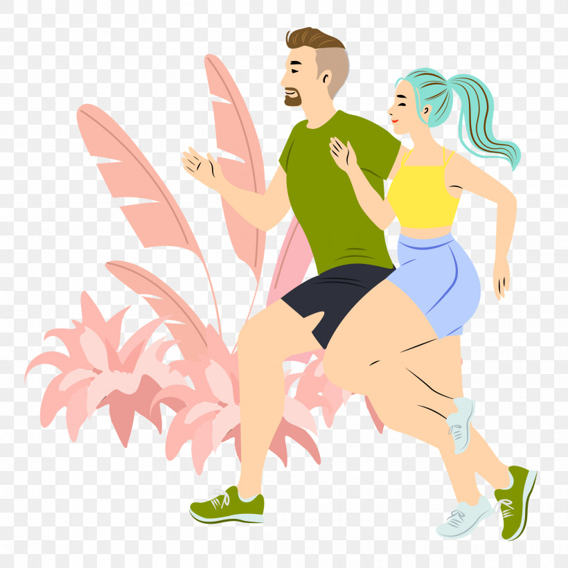 Jogging Running, PNG, 2500x2500px, Jogging, Cartoon, Fairy, Friendship, Joint Download Free