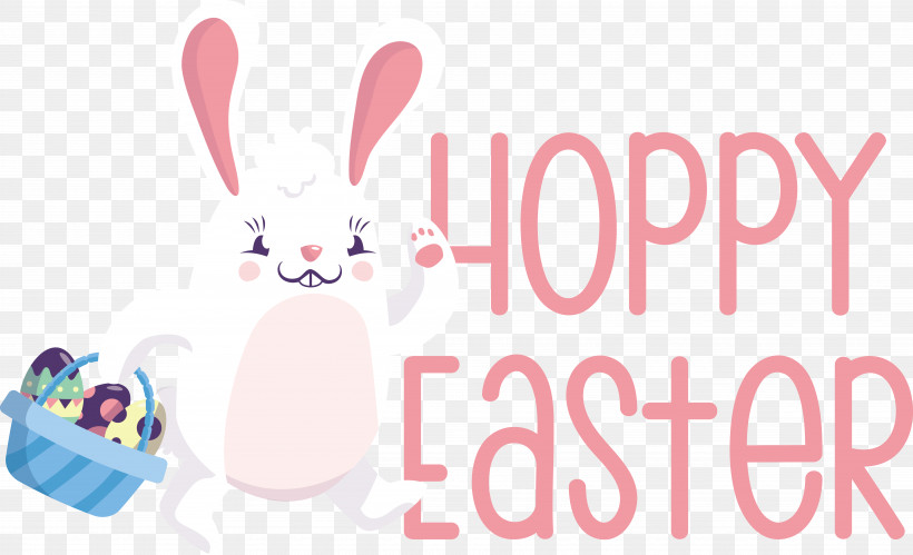 Easter Bunny, PNG, 7107x4330px, Rabbit, Easter Bunny, Logo, Meter, Pink M Download Free