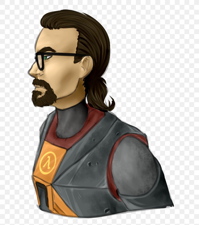 Gordon Freeman Half-Life 2 Wiki Monochrome, PNG, 720x925px, Gordon Freeman, Art, Cartoon, Character, Deviantart Download Free