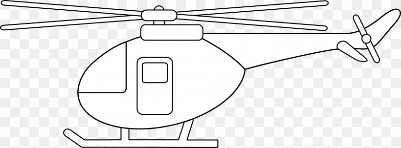Helicopter Drawing Line Art Clip Art, PNG, 8332x3082px, Helicopter, Area, Black And White, Black Helicopter, Cartoon Download Free
