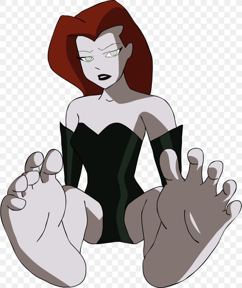 Poison Ivy Catwoman Harley Quinn Batgirl Foot, PNG, 818x976px, Watercolor, Cartoon, Flower, Frame, Heart Download Free