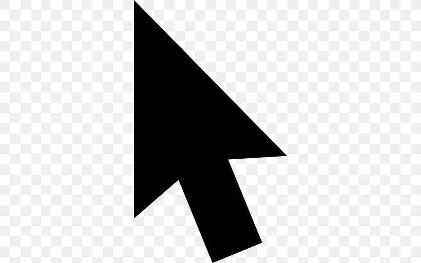 Computer Mouse Pointer Cursor Arrow, PNG, 512x512px, Computer Mouse, Black, Black And White, Computer, Cursor Download Free
