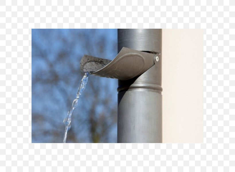 Eau Pluviale Installation De Récupération D'eau De Pluie Water Rain Gutters, PNG, 600x600px, Eau Pluviale, Aluminium, Drinking Water, Eavesdrip, Garden Download Free