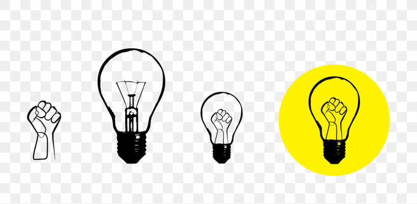 Light Bulb, PNG, 1200x587px, Light Bulb, Compact Fluorescent Lamp, Incandescent Light Bulb, Lighting, Yellow Download Free