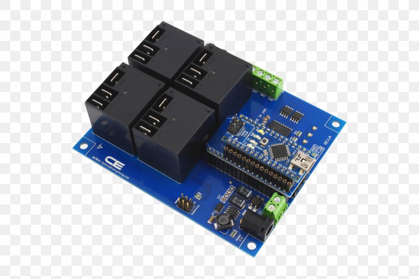 Relay I²C Voltmeter Electronics Controller, PNG, 1000x667px, Relay, Ammeter, Ampere, Bus, Circuit Component Download Free