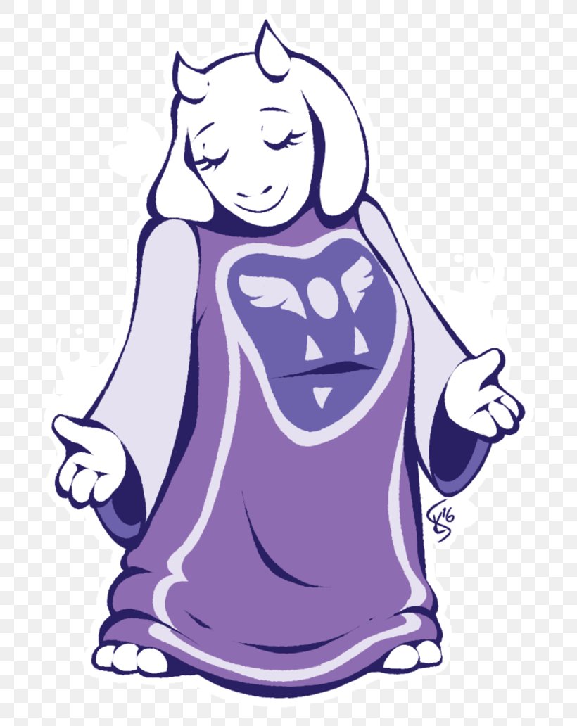 Undertale Toriel Goat Character Clothing, PNG, 774x1032px, Watercolor, Cartoon, Flower, Frame, Heart Download Free