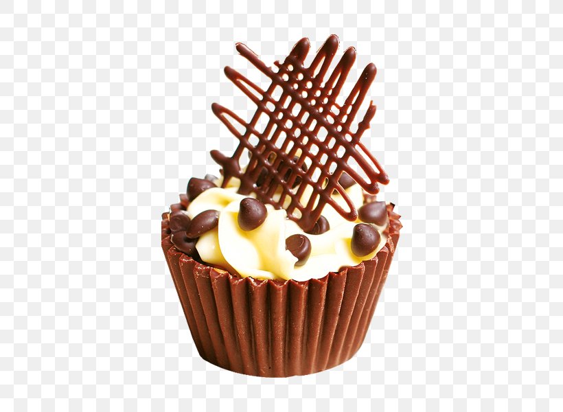 Cupcake Chocolate Cake Chocolate Truffle Muffin Praline, PNG, 600x600px, Cupcake, Baking, Baking Cup, Buttercream, Cake Download Free