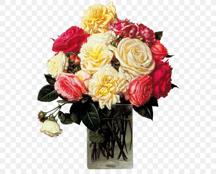 Garden Roses Vase Flower Bouquet Floral Design, PNG, 566x660px, Garden Roses, Artificial Flower, Cut Flowers, Floral Design, Floristry Download Free