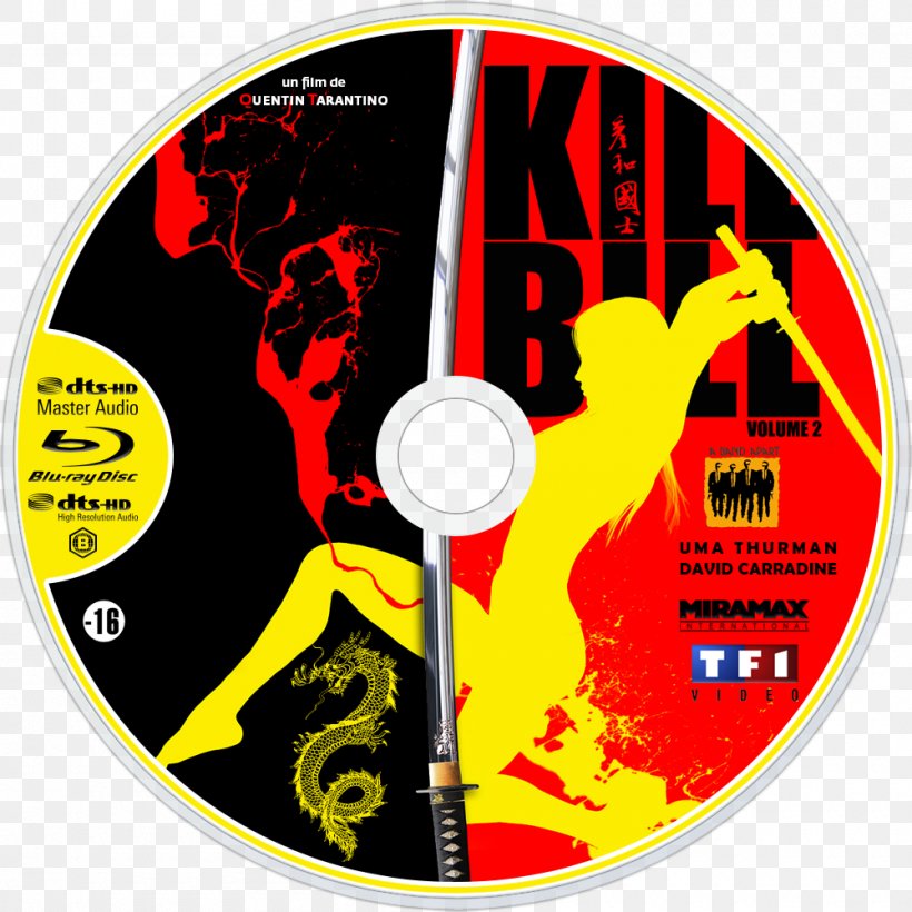 Kill Bill Film Television Image Blu-ray Disc, PNG, 1000x1000px, 2004, Kill Bill, Bluray Disc, Brand, Compact Disc Download Free