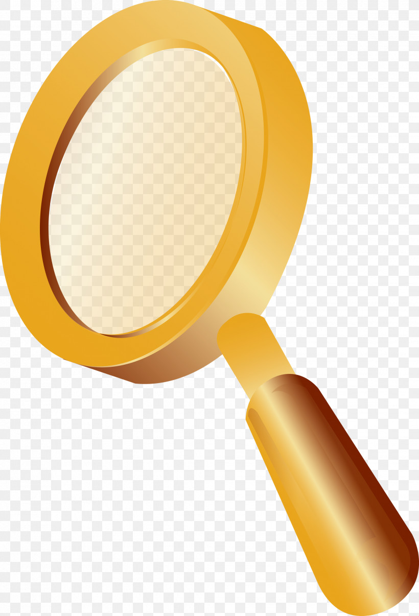 Magnifying Glass Magnifier, PNG, 2039x3000px, Magnifying Glass, Magnifier, Makeup Mirror, Rattle, Yellow Download Free