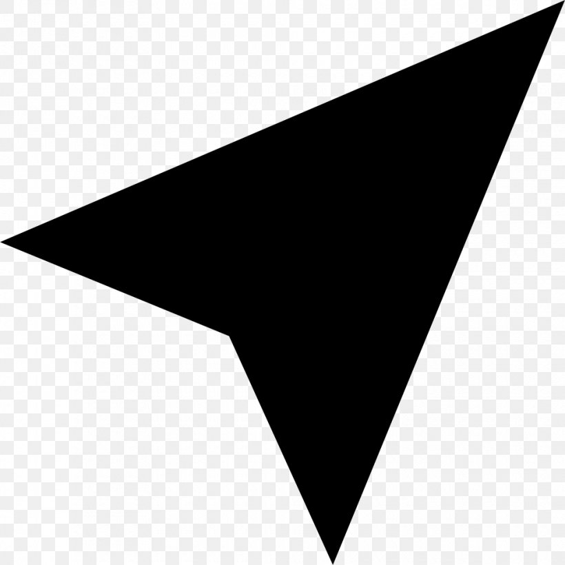 Computer Mouse Pointer Arrow, PNG, 980x980px, Computer Mouse, Black, Black And White, Cursor, Gps Navigation Systems Download Free
