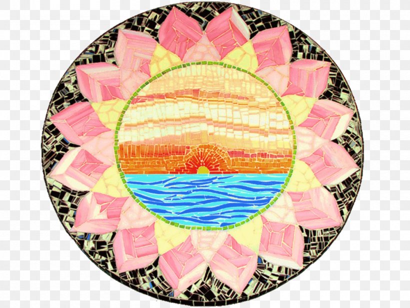 Sand Mandala Circle Textile Pink M, PNG, 1000x750px, Sand Mandala, Mandala, Pink, Pink M, Sand Download Free